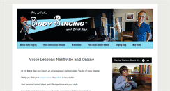 Desktop Screenshot of bodysinging.com